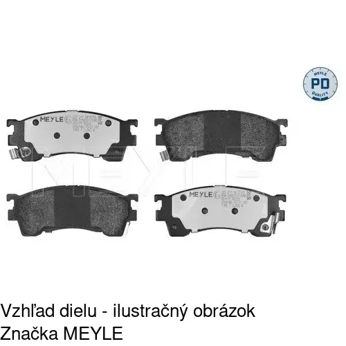 Brzdové dosky POLCAR S70-0320 - obr. 5