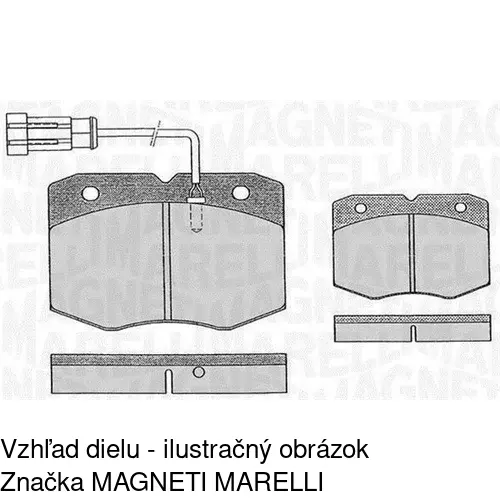 Brzdové dosky POLCAR S70-0410 - obr. 4