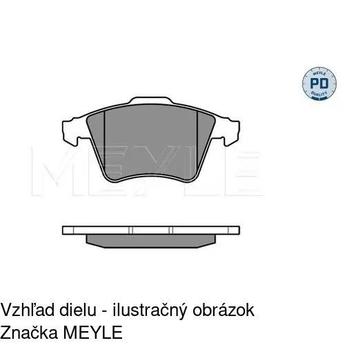 Brzdové dosky POLCAR S70-0412 - obr. 2