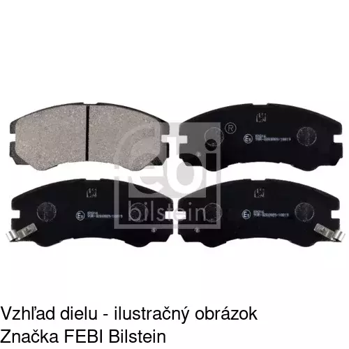 Brzdové dosky POLCAR S70-0417