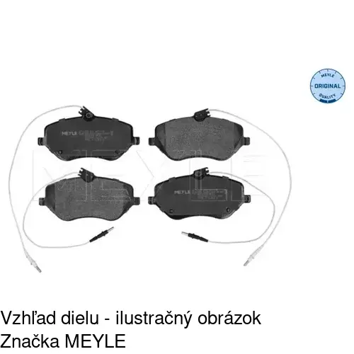 Brzdové dosky POLCAR S70-0461 - obr. 2