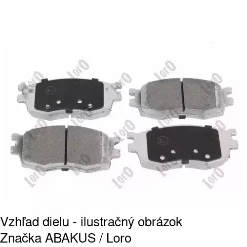 Brzdové dosky POLCAR S70-0465 - obr. 3