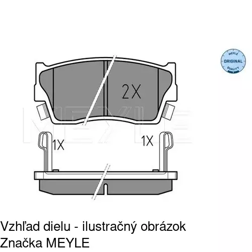 Brzdové dosky POLCAR S70-0476 - obr. 3