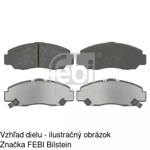 Brzdové dosky POLCAR S70-0483