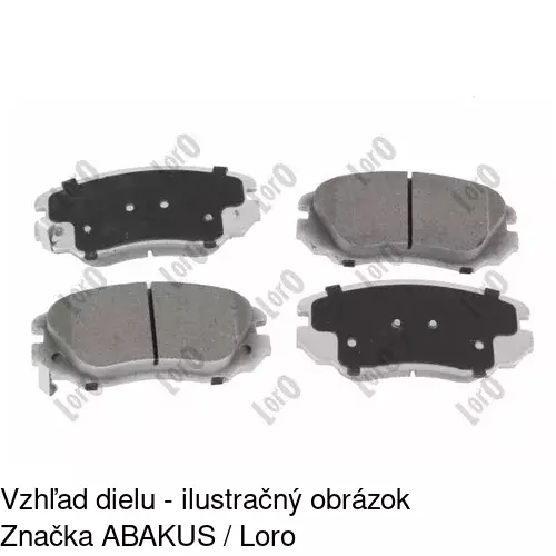 Brzdové dosky POLCAR S70-0506 - obr. 5