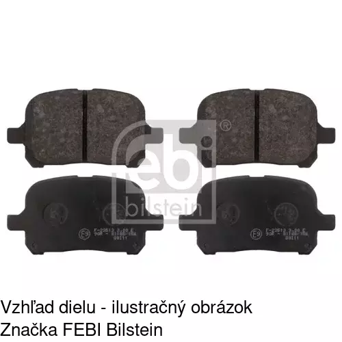 Brzdové dosky POLCAR S70-0554