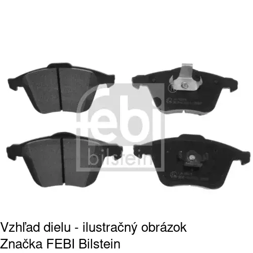 Brzdové dosky POLCAR S70-0583 - obr. 1