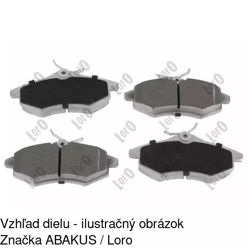 Brzdové dosky POLCAR S70-1001 - obr. 5