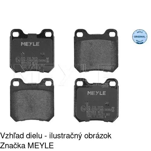 Brzdové dosky POLCAR S70-1024 - obr. 4