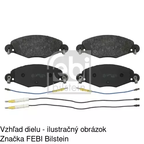 Brzdové dosky POLCAR S70-1123 - obr. 4