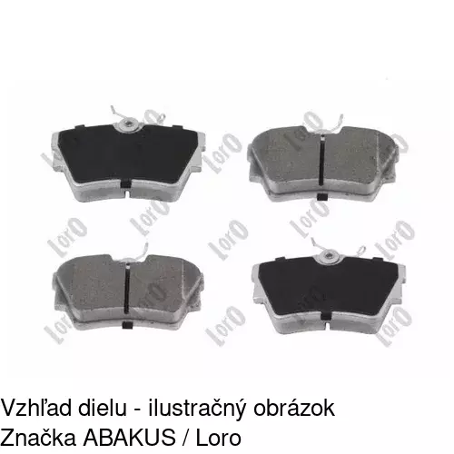 Brzdové dosky POLCAR S70-1129 - obr. 5