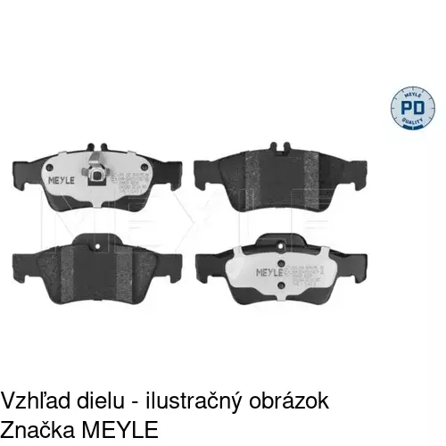 Brzdové dosky POLCAR S70-1193 - obr. 3