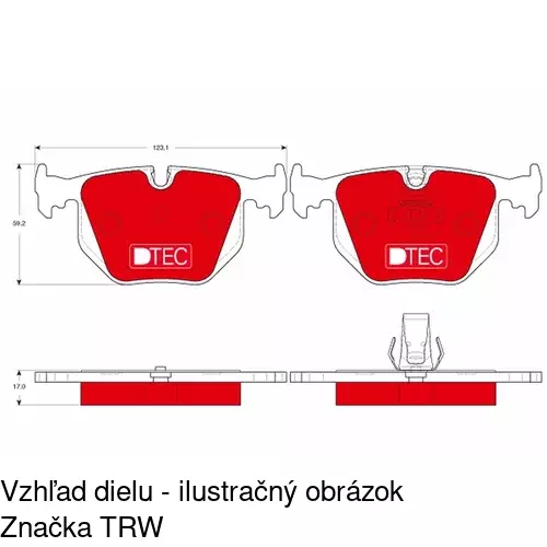 Brzdové dosky POLCAR S70-1215 - obr. 4