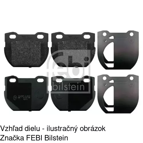 Brzdové dosky POLCAR S70-1364 - obr. 5