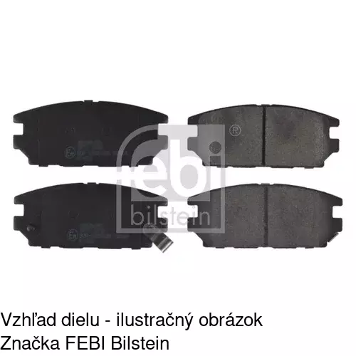 Brzdové dosky POLCAR S70-1365 - obr. 5