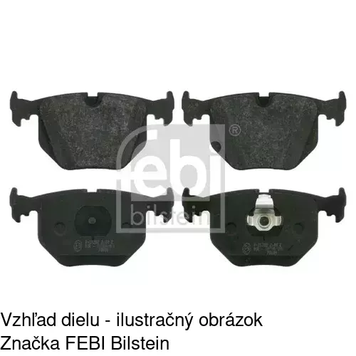 Brzdové dosky POLCAR S70-1374 - obr. 1