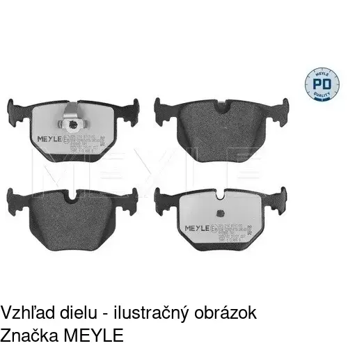 Brzdové dosky POLCAR S70-1374 - obr. 3