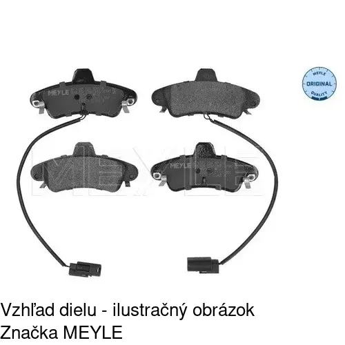 Brzdové dosky POLCAR S70-1375 - obr. 3