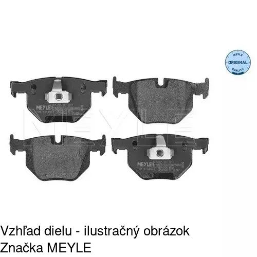 Brzdové dosky POLCAR S70-1399 - obr. 4