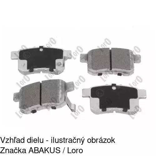 Brzdové dosky POLCAR S70-1537 - obr. 3