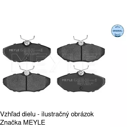 Brzdové dosky POLCAR S70-1606 - obr. 3