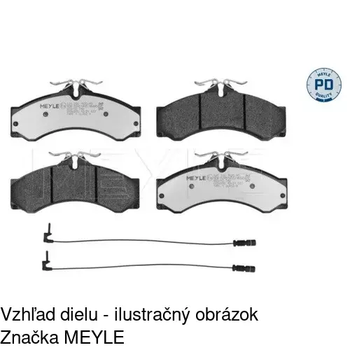 Brzdové dosky POLCAR S70-2022 - obr. 4