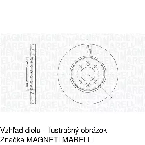 Brzdový kotúč POLCAR S71-0017 - obr. 2