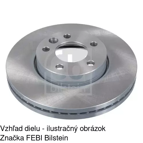 Brzdový kotúč POLCAR S71-0095 - obr. 1