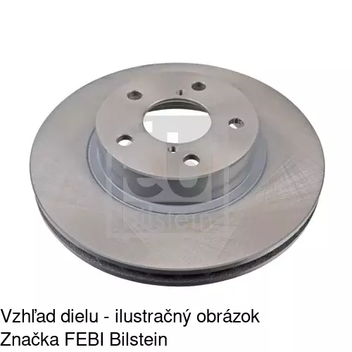 Brzdový kotúč POLCAR S71-0270 - obr. 1