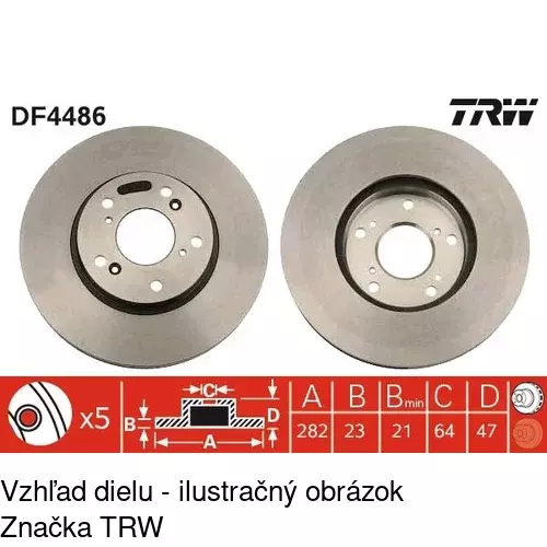 Brzdový kotúč POLCAR S71-0383 - obr. 3