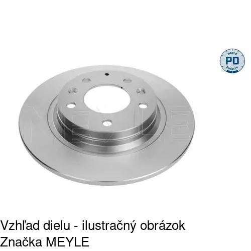 Brzdový kotúč POLCAR S71-1050 - obr. 4