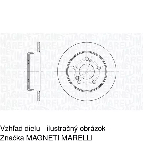 Brzdový kotúč POLCAR S71-1055 - obr. 3