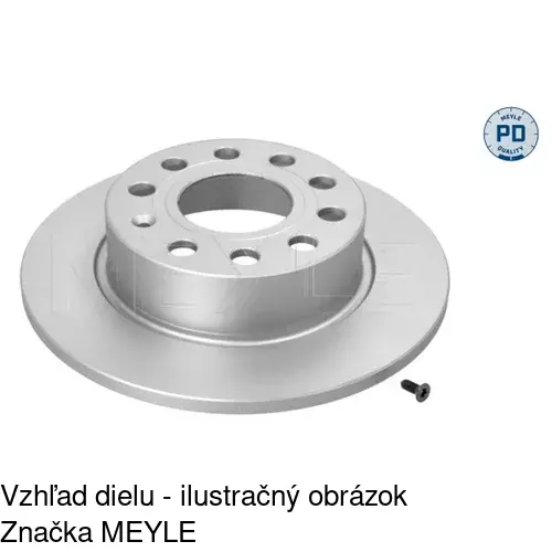 Brzdový kotúč POLCAR S71-1143 - obr. 4