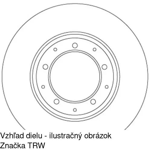 Brzdový kotúč POLCAR S71-1218 - obr. 3