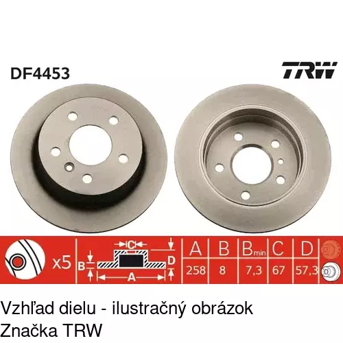 Brzdový kotúč POLCAR S71-1409 - obr. 4