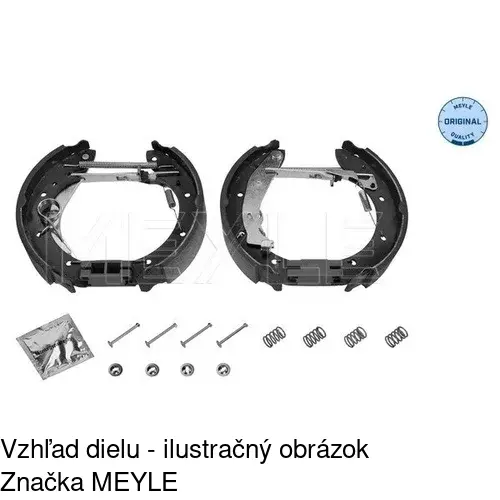 Brzdové čeľuste POLCAR S72-1012 - obr. 4