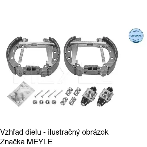 Brzdové čeľuste POLCAR S72-1022 - obr. 2