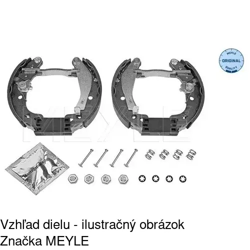 Brzdové čeľuste POLCAR S72-1052 - obr. 5