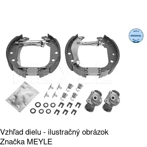 Brzdové čeľuste POLCAR S72-1058 - obr. 2