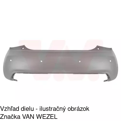 Zadný nárazník 130096 /POLCAR/