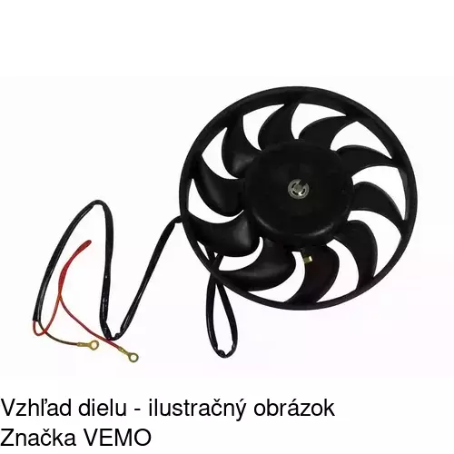 Ventilátor bez krytu / podpery POLCAR 130723U3 - obr. 2