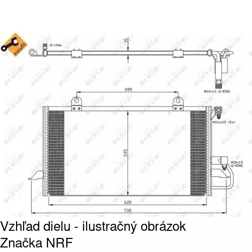 Chladiče klimatizácie POLCAR 1308K8C1