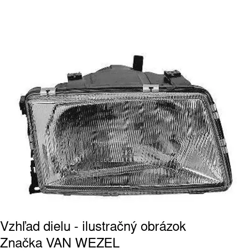 Sklo reflektora POLCAR 131511-E