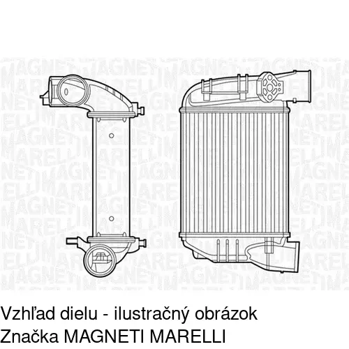 Chladiče vzduchu (Intercoolery) POLCAR 1325J8-1