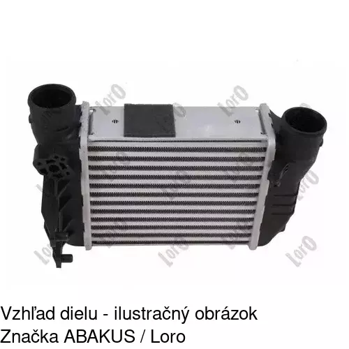 Chladiče vzduchu (Intercoolery) POLCAR 1325J8-1 - obr. 2