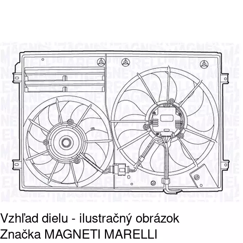 Ventilátor bez krytu / podpery POLCAR 133123U3-1 - obr. 1