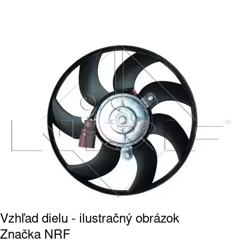 Ventilátor bez krytu / podpery POLCAR 133123U5-1 - obr. 1