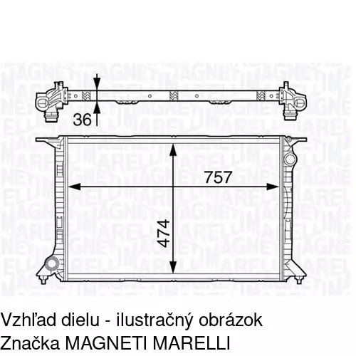 Chladiče vody POLCAR 133708-6