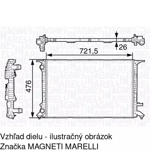 Chladiče vody POLCAR 1337084X - obr. 2