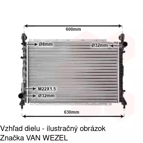 Chladiče vody POLCAR 140208A1 - obr. 3